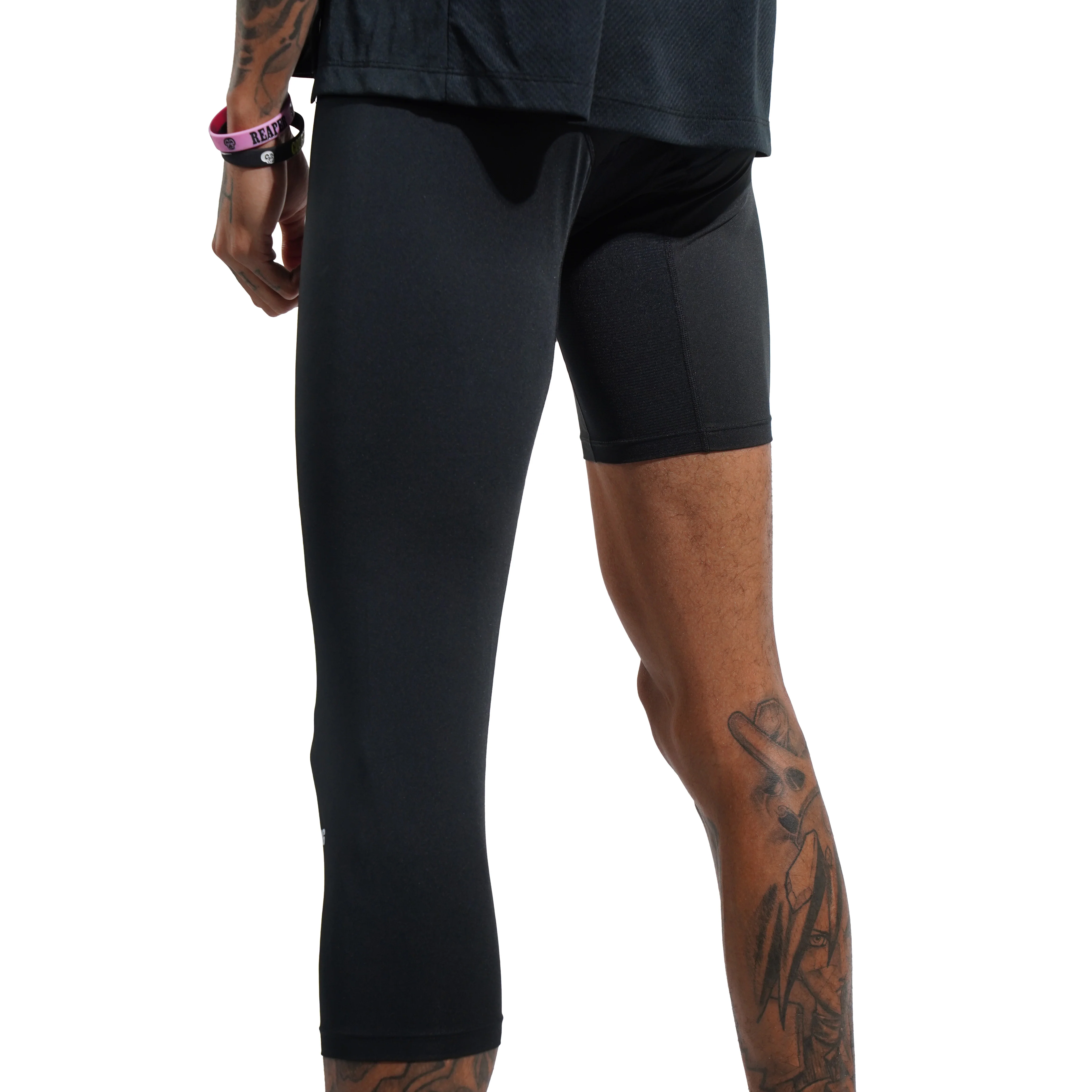 SPO PRO Single Leg Compression Black (Left) - Image 4