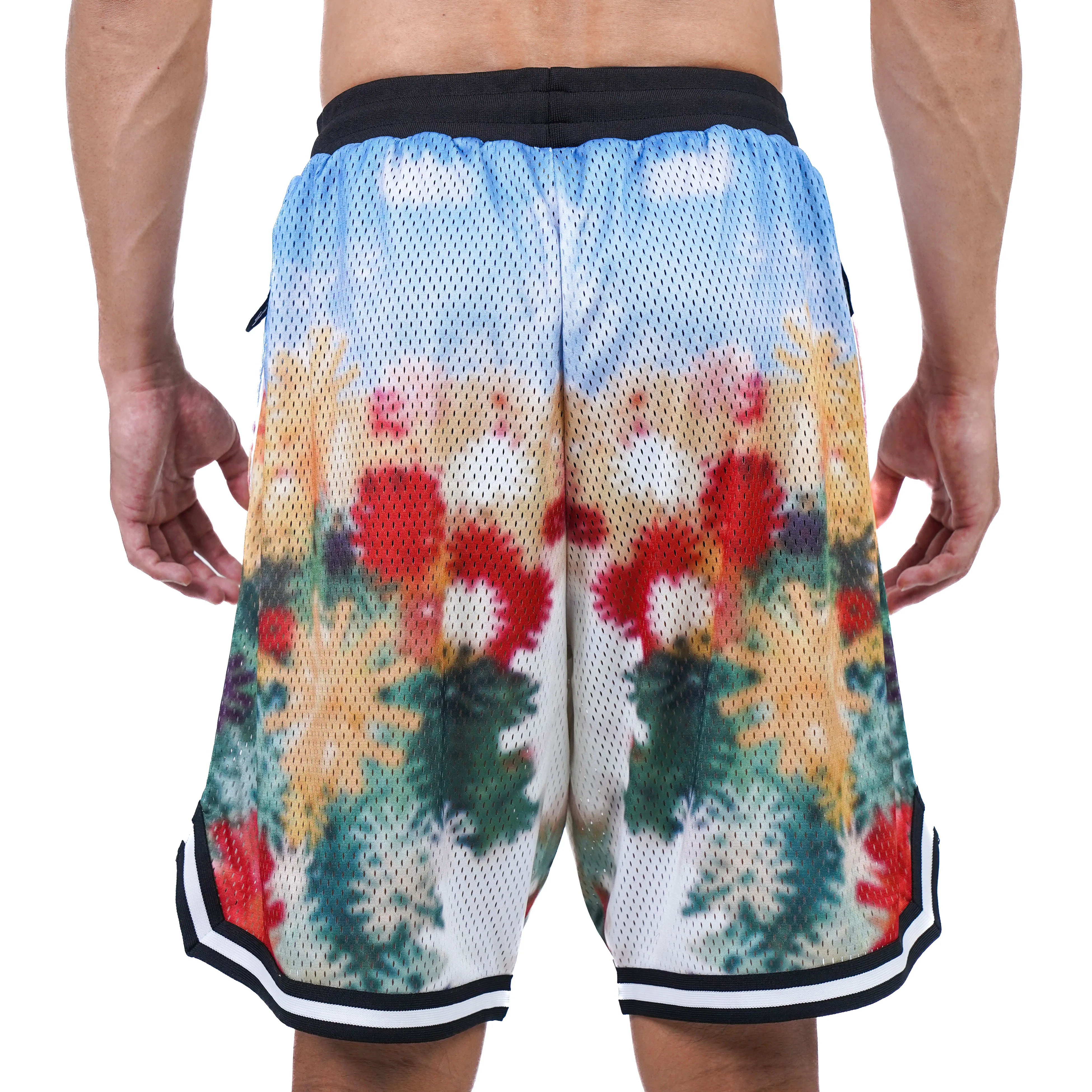 SPO XAIVIAN DryLite Mesh Shorts Tulip & Water Lily - Image 7